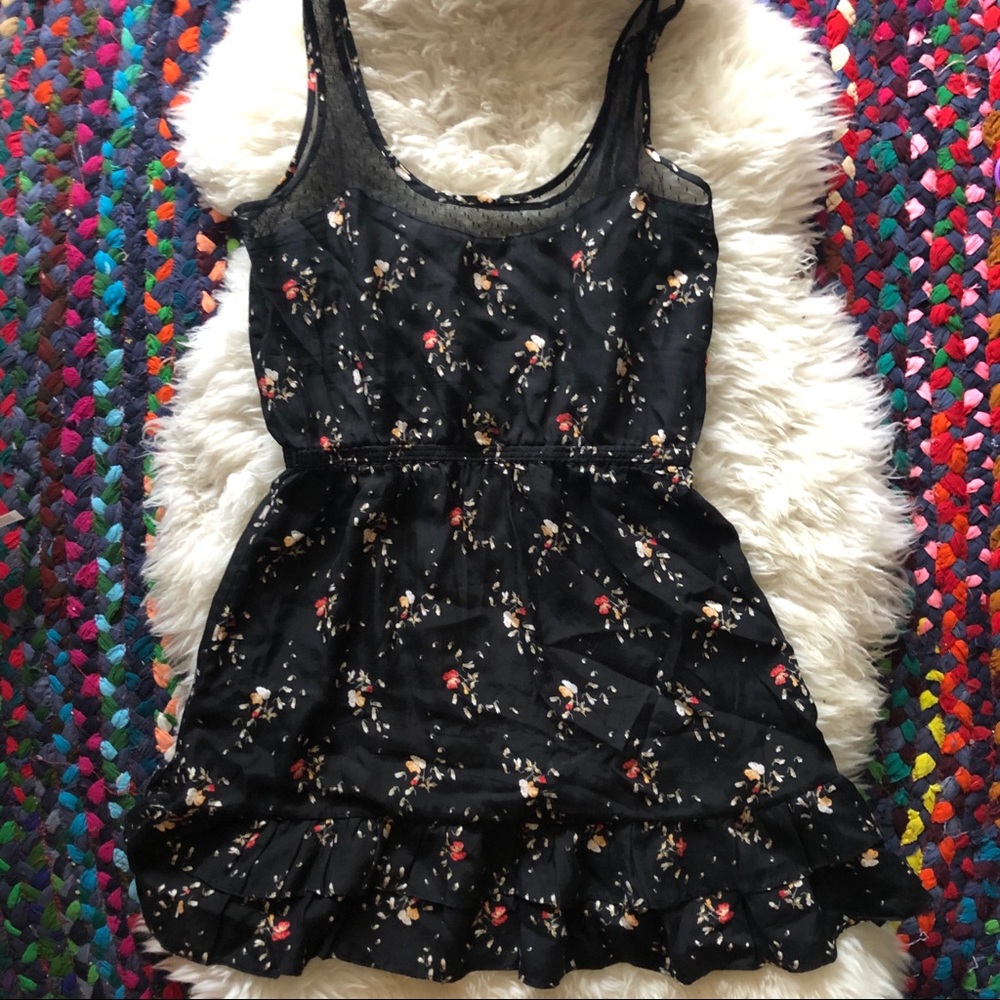 Jack Wills silk blend floral print mini dress